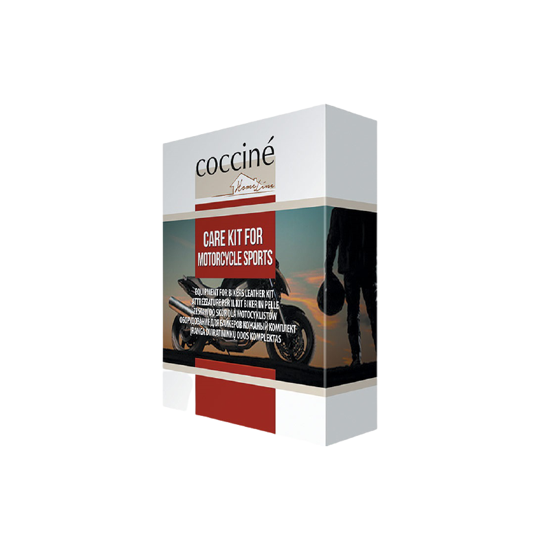 HOME LINE/10 CARE KIT FOR MOTORCYCLE SPORTS - ZESTAW PRODUKTÓW DO KONSERWACJI I CZYSZCZENIA SKÓR W SPORTACH MOTOCYKLOWYCH