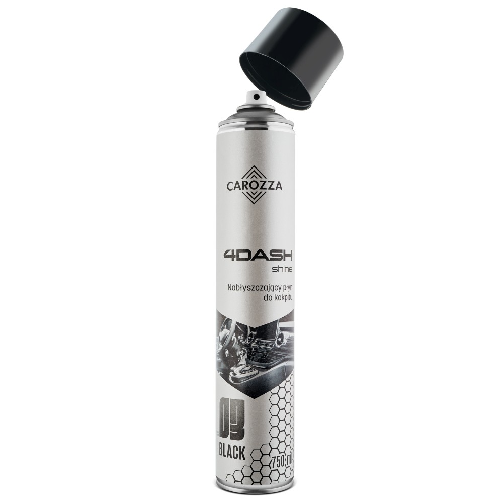 CAROZZA 4Cockpit - Shine spray do kokpitu 750 ml, zapach: OCEAN, połysk