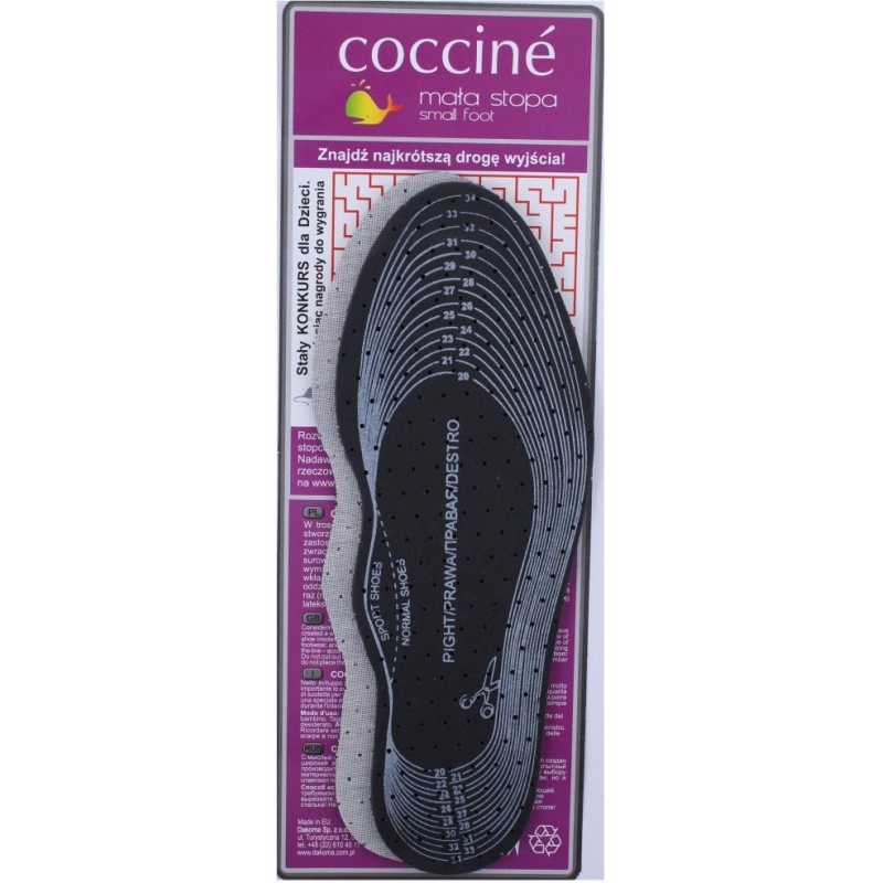 W MAŁA STOPA: W COCCINE ANTIPERSPIRANT PERFORATED/ PRZECIWPOT. PERF.19-35 DO WYCINANIA