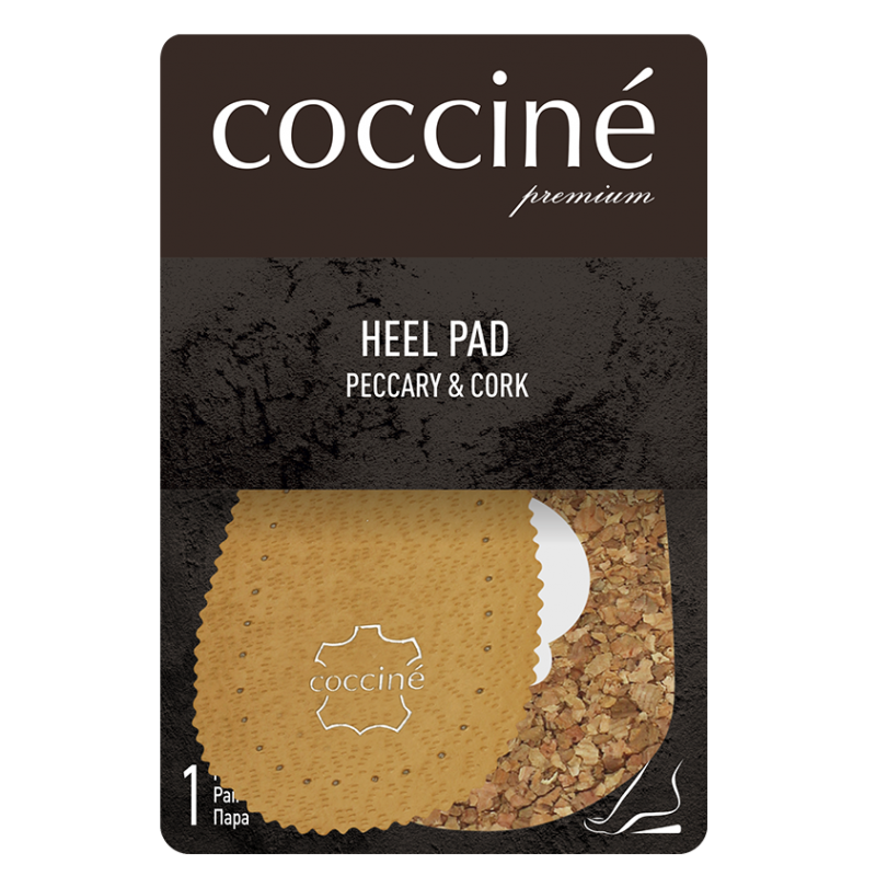 HEEL PAD PECCARY&CORK / PODPIĘTKA KOREK PEKARI /XL(4) C premium