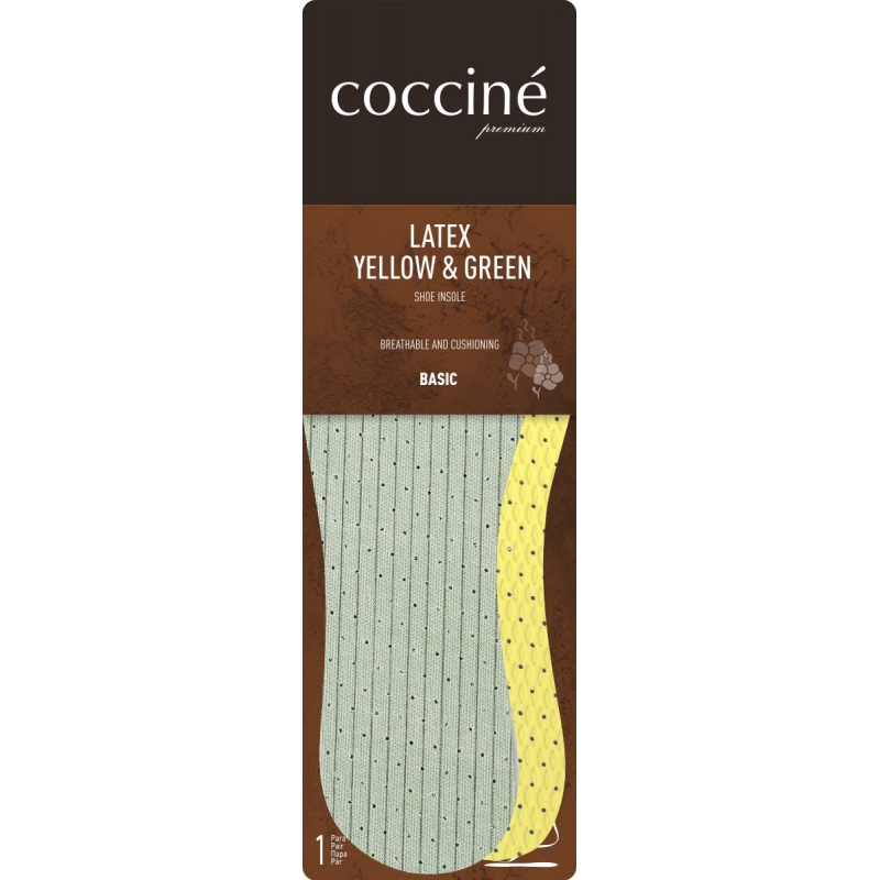 W COCCINE LATEX YLLOW&GREEN/ŻÓŁTO-ZIELONY LATEKS/ 41-42C premium, DWZ24