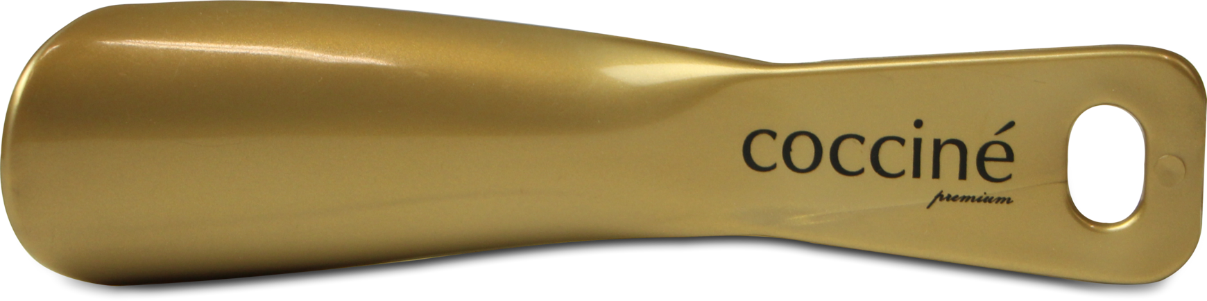 ŁYŻKA DO BUTÓW PLASTIKOWA, 15 cm, (3541) złoty /SHOEHORN 15 cm, GOLD, COCCINE premium